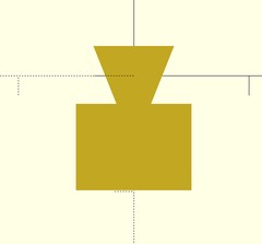 Step 2: Chamfer edges with a ratio of 1:1.4 to allow locking