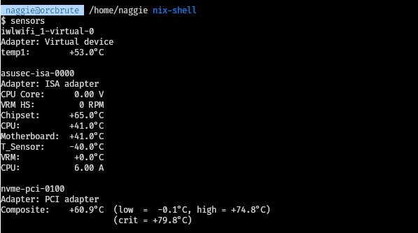 Truncated lm-sensors output