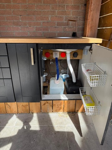 Tanks under the sink