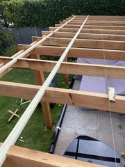 2nd purlin run installed