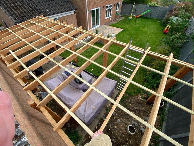 All purlins installed