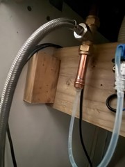 Tap supply fitted