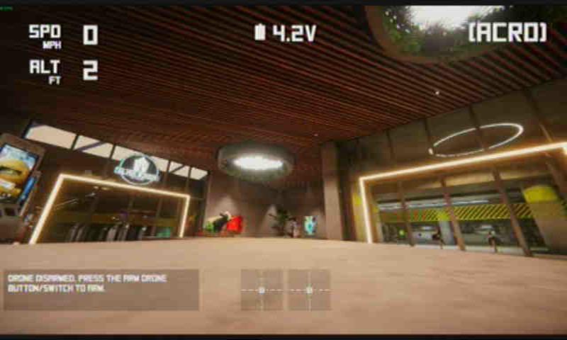 Feed from googles, albeit with some MJPEG distortion.