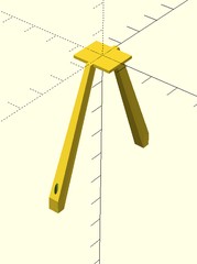 OpenSCAD gantry design