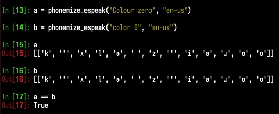 piper-phonemeize showing a comparison